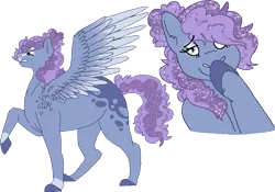 Size: 1015x710 | Tagged: safe, artist:dr4m4-qu33n, derpibooru import, oc, oc:shady skies, unofficial characters only, pegasus, pony, bedroom eyes, bust, colored hooves, crack ship offspring, ethereal mane, eyelashes, female, image, mare, offspring, parent:princess luna, parent:svengallop, pegasus oc, png, raised hoof, simple background, smiling, solo, starry mane, story included, transparent background, wings