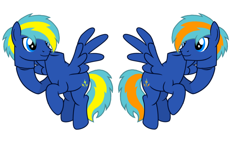Size: 2016x1248 | Tagged: safe, artist:motownwarrior01, derpibooru import, oc, unofficial characters only, dullahan, pegasus, pony, brothers, detachable head, disembodied head, flying, headless, identical twins, image, male, modular, png, siblings, smiling, twin brothers, twins