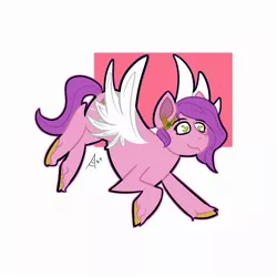 Size: 2000x2000 | Tagged: safe, artist:arthu, derpibooru import, pipp petals, pegasus, pony, my little pony: a new generation, female, g5, image, jpeg, solo, solo female