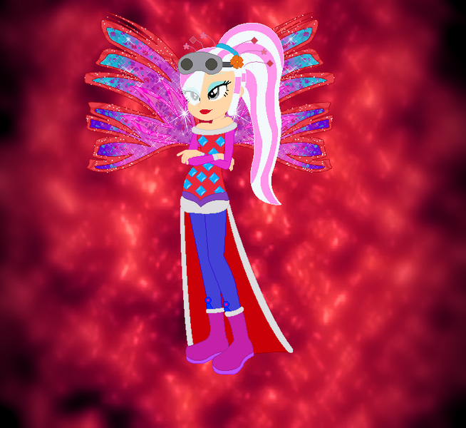 Size: 776x712 | Tagged: safe, artist:prettycelestia, artist:user15432, artist:venjix5, derpibooru import, fairy, human, equestria girls, alternate hairstyle, barely eqg related, base used, bayonetta, bayonetta 2, boots, clothes, colored wings, crossed arms, crossover, crystal sirenix, dress, equestria girls style, equestria girls-ified, fairy wings, fairyized, flower, flower in hair, goggles, gradient wings, high heel boots, high heels, image, jeanne, long hair, png, ponytail, red dress, red wings, shoes, sirenix, sparkly wings, wings, winx, winx club, winxified