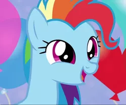 Size: 676x564 | Tagged: safe, derpibooru import, screencap, rainbow dash, pegasus, pony, newbie dash, cropped, cute, dashabetes, dynamic dash, image, open mouth, png, solo