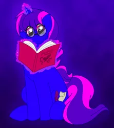 Size: 886x1000 | Tagged: safe, artist:akuoreo, derpibooru import, oc, unofficial characters only, pony, unicorn, book, female, glasses, image, levitation, magic, mare, png, reading, solo, telekinesis