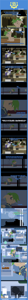 Size: 1205x12692 | Tagged: safe, artist:estories, derpibooru import, oc, oc:millenia, oc:spring dawn, pony, comic:stable 33, fallout equestria, comic, image, png, pointy ponies