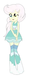 Size: 1030x2605 | Tagged: safe, artist:galaxyswirlsyt, derpibooru import, oc, oc:destiny, hybrid, equestria girls, base used, clothes, heterochromia, image, interspecies offspring, offspring, parent:discord, parent:fluttershy, parents:discoshy, png, simple background, solo, transparent background