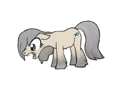 Size: 700x500 | Tagged: safe, artist:anonymous, edit, editor:anonymous, ponybooru import, oc, oc:current seeker, unofficial characters only, pony, taiga pony, about to bite, coat markings, ears, female, floppy ears, image, mare, open mouth, png, screaming, simple background, socks (coat marking), solo, transparent background