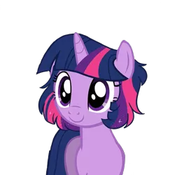 Size: 2000x2000 | Tagged: safe, artist:scarletskitty12, edit, editor:drtoughlove, twilight sparkle, pony, unicorn, alternate hairstyle, cute, image, png, short mane, simple background, solo, transparent background, twiabetes, unicorn twilight, wingless, wingless edit