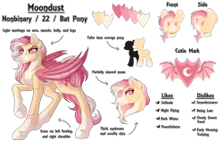 Size: 6700x4242 | Tagged: safe, artist:amazing-artsong, derpibooru import, oc, oc:moondust, unofficial characters only, bat pony, pony, bat pony oc, bat wings, image, png, reference sheet, solo, wings