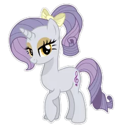Size: 1238x1326 | Tagged: safe, artist:sunlightshimmer64, derpibooru import, oc, oc:melody, pony, unicorn, base used, image, offspring, outline, parent:hoity toity, parent:rarity, parents:raritoity, png, solo