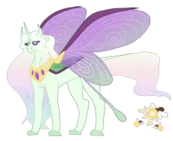 Size: 1327x1080 | Tagged: safe, artist:dr4m4-qu33n, derpibooru import, oc, unofficial characters only, changedling, changeling, changedling oc, changeling oc, female, image, interspecies offspring, offspring, parent:princess celestia, parent:thorax, peytral, png, simple background, solo, transparent background