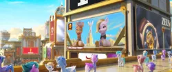 Size: 1920x804 | Tagged: safe, derpibooru import, pegasus, pony, my little pony: a new generation, spoiler:g5, spoiler:my little pony: a new generation, billboard, g5, image, news, news report, news reporter, png, television, watch