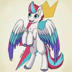 Size: 3372x3372 | Tagged: safe, artist:zackwhitefang, derpibooru import, zipp storm, pegasus, pony, my little pony: a new generation, spoiler:my little pony: a new generation, chest fluff, cutie mark background, female, g5, image, jpeg, solo