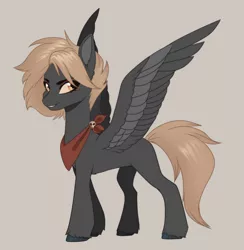 Size: 1024x1050 | Tagged: safe, artist:nettlemoth, derpibooru import, oc, oc:robin redstart, pegasus, pony, female, g5, image, jpeg, mare, simple background, solo