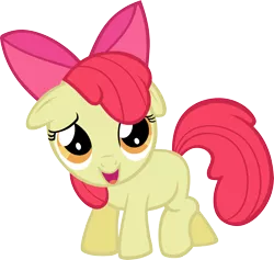 Size: 8000x7595 | Tagged: safe, artist:kysss90, derpibooru import, apple bloom, earth pony, image, looking at you, png, simple background, solo, transparent background, vector