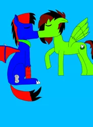 Size: 3900x5300 | Tagged: safe, artist:bluebatbirb, derpibooru import, oc, oc:blue pixel, oc:green stormy, bat pony, claws, gay, image, jpeg, kissing, male, paws