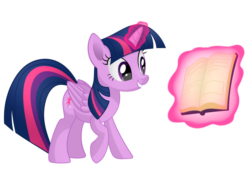 Size: 4778x3504 | Tagged: safe, artist:mirrorcrescent, derpibooru import, twilight sparkle, twilight sparkle (alicorn), alicorn, pony, female, glow, glowing horn, grin, horn, image, levitation, magic, png, raised hoof, simple background, smiling, solo, telekinesis, transparent background