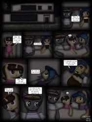Size: 1750x2333 | Tagged: safe, artist:99999999000, derpibooru import, oc, oc:mar baolin, oc:mar ker, oc:su wendi, unofficial characters only, pony, unicorn, comic:visit, bed, clothes, comic, daughter, father, father and child, father and daughter, female, house, image, male, mother, mother and child, mother and daughter, parent, png