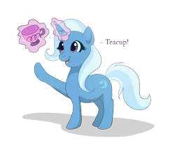 Size: 1480x1308 | Tagged: safe, artist:tayarinne, derpibooru import, trixie, pony, unicorn, cup, female, happy, image, png, simple background, smiling, solo, teacup, that pony sure does love teacups, transparent background