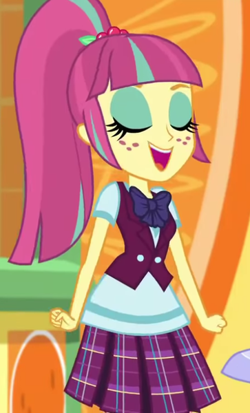 Size: 443x732 | Tagged: safe, derpibooru import, screencap, sour sweet, dance magic, equestria girls, spoiler:eqg specials, cropped, eyes closed, image, open mouth, open smile, png, smiling, solo