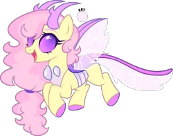 Size: 3198x2514 | Tagged: safe, artist:kurosawakuro, derpibooru import, oc, changepony, hybrid, female, image, interspecies offspring, offspring, parent:fluttershy, parents:thoraxshy, parent:thorax, png, simple background, solo, transparent background