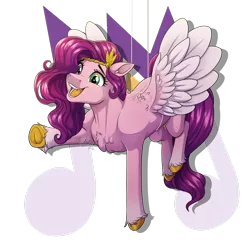 Size: 1920x1887 | Tagged: safe, artist:jack-pie, derpibooru import, pipp petals, pegasus, pony, my little pony: a new generation, spoiler:my little pony: a new generation, chest fluff, g5, image, open mouth, png, simple background, transparent background