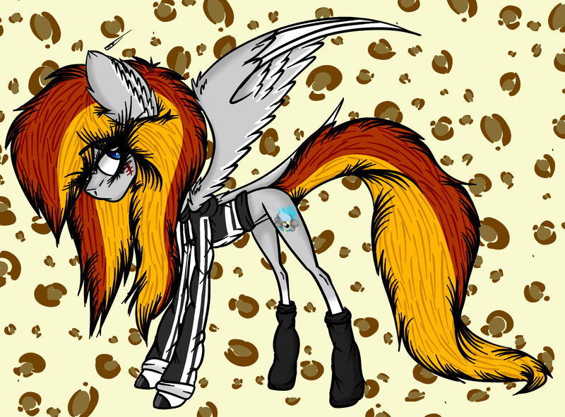 Size: 2089x1541 | Tagged: safe, artist:beamybutt, derpibooru import, oc, unofficial characters only, pegasus, pony, abstract background, clothes, costume, ear fluff, eyelashes, female, image, mare, pegasus oc, png, skeleton costume, solo, wings