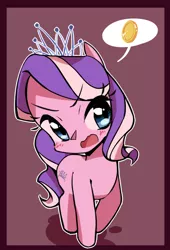 Size: 1054x1554 | Tagged: safe, artist:moka, derpibooru import, diamond tiara, earth pony, pony, bits, female, filly, image, png, solo