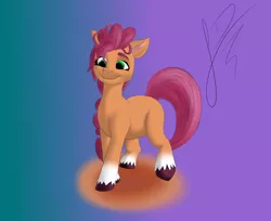 Size: 2450x2000 | Tagged: safe, artist:jimmy draws, derpibooru import, sunny starscout, earth pony, cute, g5, image, png, smiling
