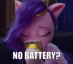 Size: 251x223 | Tagged: safe, derpibooru import, edit, edited screencap, screencap, pipp petals, my little pony: a new generation, spoiler:my little pony: a new generation, animated, g5, gif, image, phone, that pony sure does love phones, worried