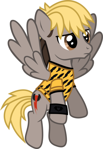 Size: 861x1246 | Tagged: safe, artist:lightningbolt, derpibooru import, ponified, pegasus, pony, .svg available, clothes, danger days: the true lives of the fabulous killjoys, derpibooru exclusive, dyed mane, dyed tail, flying, frown, image, male, mikey way, my chemical romance, png, shirt, simple background, solo, spread wings, stallion, t-shirt, tail, transparent background, vector, wings, wristband