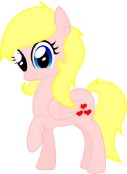 Size: 736x1005 | Tagged: safe, artist:zombietator, derpibooru import, oc, oc:claire, unofficial characters only, pegasus, pony, eyelashes, female, image, mare, pegasus oc, png, raised hoof, simple background, smiling, solo, transparent background, wings