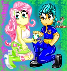 Size: 3000x3150 | Tagged: safe, artist:kamikiku, derpibooru import, fluttershy, hitch trailblazer, equestria girls, my little pony: a new generation, g5, image, jpeg