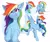 Size: 7087x5906 | Tagged: safe, artist:buvanybu, derpibooru import, rainbow dash, pegasus, pony, alternate hairstyle, anus, braid, bust, butt, chest fluff, cute, dashabetes, ear fluff, female, headstand, image, mare, nudity, open mouth, plot, png, portrait, profile, simple background, simplistic anus, solo, upside down, white background