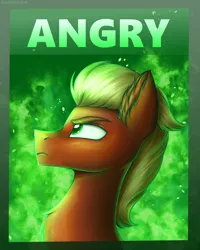 Size: 2400x3000 | Tagged: safe, artist:darklight1315, derpibooru import, sprout cloverleaf, earth pony, pony, my little pony: a new generation, spoiler:g5, spoiler:my little pony: a new generation, deputy sprout, emperor sprout, fire, g5, green fire, image, png, poster, solo