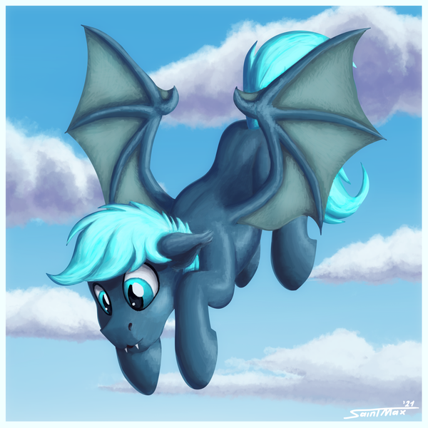 Size: 1500x1500 | Tagged: safe, artist:sa1ntmax, derpibooru import, oc, oc:guttatus, unofficial characters only, bat pony, pony, bat pony oc, bat wings, image, png, solo, wings