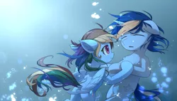 Size: 1920x1091 | Tagged: safe, artist:emeraldgalaxy, derpibooru import, rainbow dash, oc, pony, unicorn, image, jpeg