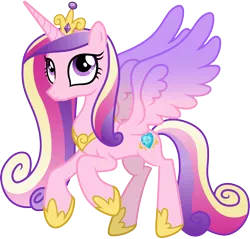 Size: 3133x3000 | Tagged: safe, artist:cloudyglow, derpibooru import, princess cadance, alicorn, pony, three's a crowd, .ai available, cutie mark, female, high res, image, mare, png, simple background, smiling, solo, transparent background, vector