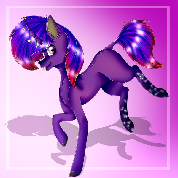 Size: 1920x1920 | Tagged: safe, artist:chazmazda, derpibooru import, oc, alicorn, earth pony, pegasus, pony, unicorn, background, fullbody, gem, gradient, gradient background, hair, horn, image, light, lighting, markings, photo, png, shade, shading, shadow, shine, shiny, short hair, solo, speedpaint