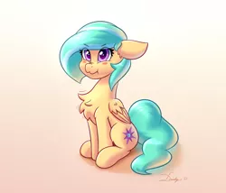 Size: 3508x3000 | Tagged: safe, artist:dandy, derpibooru import, oc, oc:mango foalix, unofficial characters only, pegasus, pony, chest fluff, gradient background, high res, image, png, puffy cheeks, sitting, solo