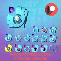 Size: 1080x1080 | Tagged: safe, artist:trigger_movies, derpibooru import, animated, cursor, earth pony crystal, g5, image, pegasus crystal, unicorn crystal, webm