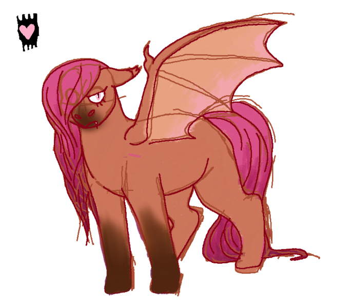 Size: 840x737 | Tagged: safe, artist:dr4m4-qu33n, derpibooru import, oc, bat pony, pony, bat pony oc, bat wings, eye clipping through hair, female, hair over one eye, heart, image, mare, png, simple background, solo, transparent background, wings