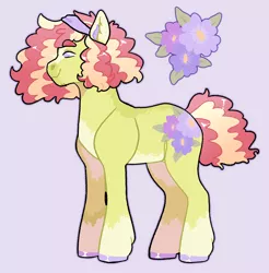 Size: 1400x1422 | Tagged: safe, artist:elf-hollow, derpibooru import, oc, oc:echo flower, earth pony, pony, female, image, magical lesbian spawn, mare, offspring, parent:fluttershy, parent:tree hugger, parents:flutterhugger, png, solo