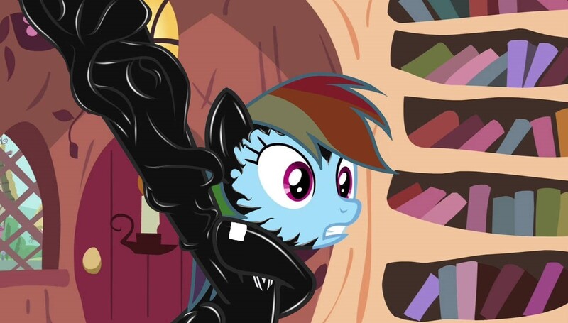 Size: 1185x674 | Tagged: safe, artist:14oliverhedgehog, artist:barrelslover, derpibooru import, edit, edited screencap, screencap, rainbow dash, pegasus, pony, female, image, jpeg, mare, remake, symbiote, tentacles, venom