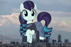 Size: 2406x1594 | Tagged: safe, artist:cheezedoodle96, derpibooru import, coloratura, earth pony, pony, female, giant pony, giant/macro earth pony, giantess, highrise ponies, image, irl, macro, mare, mega giant, mexico, mexico city, photo, png, ponies in real life