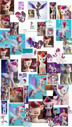 Size: 2828x4984 | Tagged: artist needed, safe, derpibooru import, edit, screencap, hitch trailblazer, izzy moonbow, pipp petals, sunny starscout, zipp storm, earth pony, pegasus, pony, unicorn, my little pony: a new generation, behind, clothes, collage, cringing, description, eyebrows, eyes closed, fake horn, female, floppy ears, flying, folded wings, g5, headphones, high res, image, jacket, jpeg, liza koshy, looking at you, mare, mobile phone, open mouth, open smile, phone, raised eyebrow, raised hoof, reference, scarf, screenshots, siblings, side view, smiling, smirk, sofia carson, standing, surprised, text, twins, unshorn fetlocks, walking, wings, zoom zephyrwing