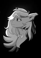 Size: 1920x2720 | Tagged: safe, artist:orfartina, derpibooru import, earth pony, pony, bust, female, image, jpeg, mare, monochrome, portrait, solo