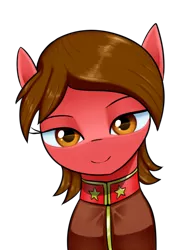 Size: 468x630 | Tagged: safe, artist:truffle shine, derpibooru import, ponified, earth pony, pony, equestria at war mod, image, lieutenant zofia, png, red alert 2, simple background, solo, transparent background