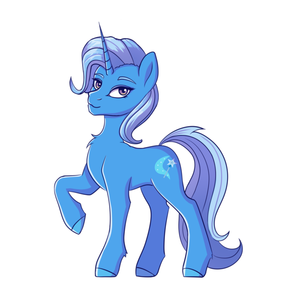 Size: 1922x2000 | Tagged: safe, artist:silverst, derpibooru import, trixie, pony, unicorn, alpha channel, chest fluff, cute, female, image, looking at you, png, simple background, smiling