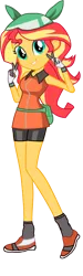 Size: 1295x4300 | Tagged: safe, artist:sapphire, derpibooru import, edit, sunset shimmer, equestria girls, alternate clothes, crossover, female, image, may (pokémon), png, pokémon, simple background, solo, transparent background