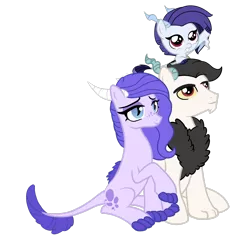 Size: 2449x2449 | Tagged: safe, artist:mlpartblossom, derpibooru import, oc, oc:crystal clarity, oc:identity, oc:prince illusion, dracony, hybrid, pony, kilalaverse, draconequus hybrid, family, female, image, interspecies offspring, male, mare, oc x oc, offspring, offspring shipping, offspring's offspring, parent:discord, parent:oc:crystal clarity, parent:oc:prince illusion, parent:princess celestia, parent:rarity, parent:spike, parents:dislestia, parents:oc x oc, parents:sparity, png, pony hat, shipping, simple background, stallion, straight, transparent background