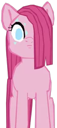 Size: 1280x2866 | Tagged: semi-grimdark, artist:benpictures1, artist:chedx, derpibooru import, edit, pinkie pie, earth pony, pony, comic:kingdom fall, comic:the storm kingdom, my little pony: the movie, bad end, brainwashing, crystal of light, female, image, inkscape, pinkamena diane pie, png, simple background, solo, transparent background, vector